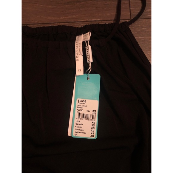 Seafolly jumpsuit black - Picture 2 of 3